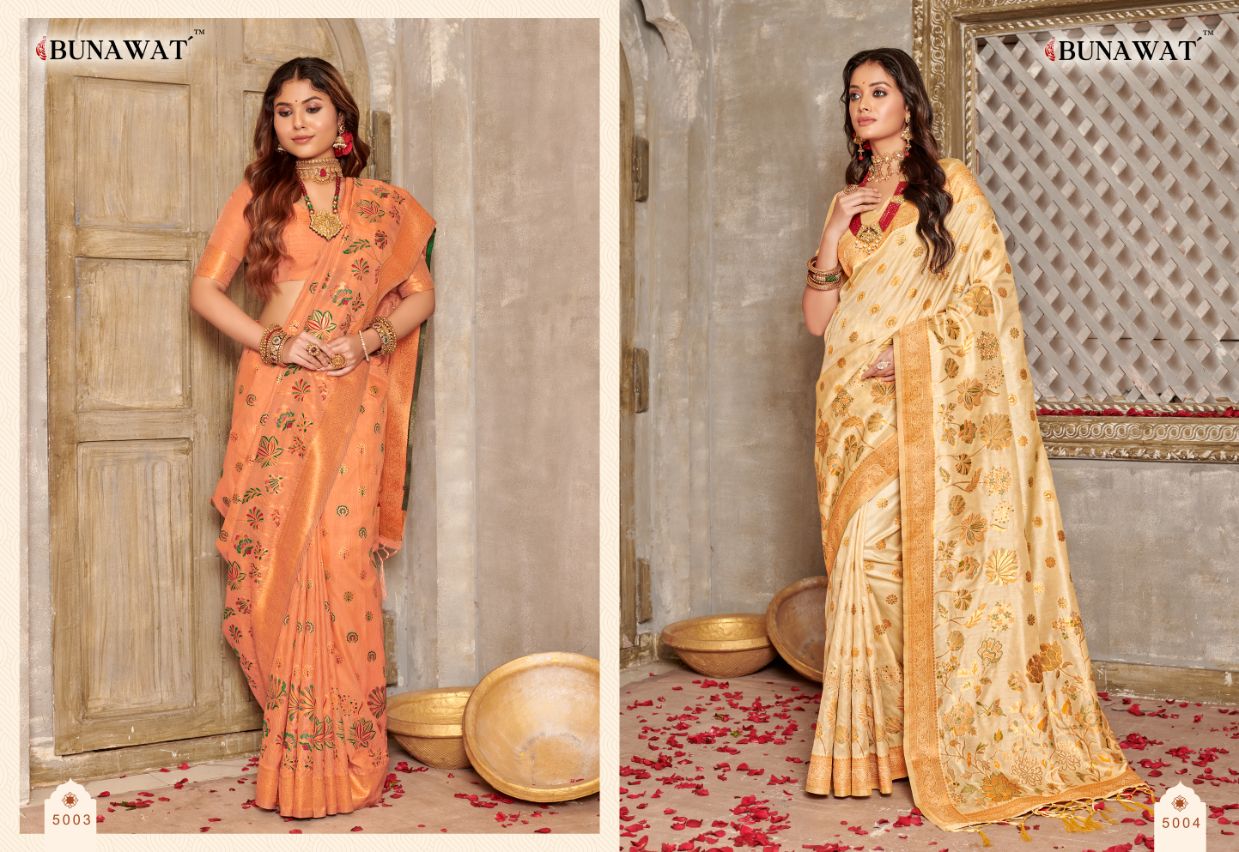 Bunawat Sulekha Designer Wedding Silk Saree Catalog
